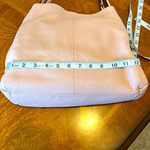 Coach Edie Leather Handbag Blush Pink - Picture 10 of 12